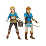 The legend of zelda - pack 2 figurines princess zelda et link 10 cm