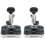 Thrustmaster sol - r 2 hosas space sim duo noir, blanc usb manche � air analogique / num�rique pc
