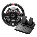 Thrustmaster t128 - p simtask pack noir usb volant + p�dales analogique / num�rique pc, playstation 4, ...