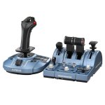 Thrustmaster tca captain pack x airbus edition noir, gris usb joystick + levier de commande du moteur ...
