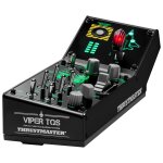 Thrustmaster viper panel noir usb joystick + levier de commande du moteur pc