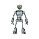 Les tortues ninja - figurine (mirage comics) fugitoid 14 cm Les tortues ninja - figurine (mirage comics) fugitoid 14 cm