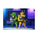 Les tortues ninja - pack 2 figurines captain zarax & zork 18 cm
