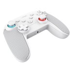 Trust gxt 1246w manette bluetooth rechargeable pour switch, double vibration, led - blanc