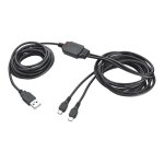 Trust gxt 222 duo charge and play cable - c�ble de chargement / de donn�es - micro - usb de type b m�le ...