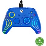 Turtle beach afterglow wave controller bleu manette de jeu rgb filaire - licence pour xbox series xs, ...
