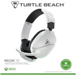 Turtle beach recon 70 console blanche casque de gaming multiplateforme pour xbox series x ou s et ps5, ...