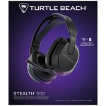 Turtle beach stealth 500 noir pc casque gaming sans fil w / 40hr batterie et bluetooth pour pc, ps5, ...