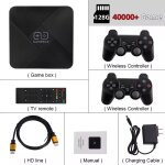 Ue - 128g - console de jeu vido rtro a double systme, tv box, 50 + emulateurs, 40000 + jeux pour nds ...