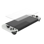Verre tremp� pour nintendo switch oled - protection �cran + lingette micro fibre - stra�e game
