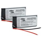 Vhbw 2x batterie compatible avec cardo srpt0102, packtalk duo, scala rider packtalk casque audio, �couteurs ...