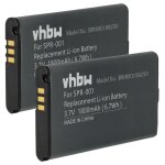 Vhbw 2x batterie compatible avec nintendo 3ds ll, 3ds xl, ds xl 2015, new 3ds xl console de jeux (1800mah, ...