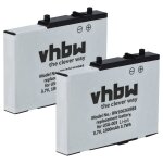 Vhbw 2x batterie compatible avec nintendo ds lite console de jeux (900mah, 3, 7v, li - ion)