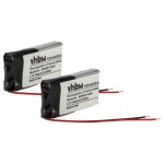 Vhbw 2x batterie compatible avec plantronics voyager pro uc, pro + , pro, pro hd casque audio, ecouteurs ...