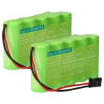 Vhbw 2x batterie remplacement pour futaba ht5f1800b, futm1484 pour transmetteur (2000mah, 6v, nimh)