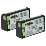 Vhbw 2x batterie compatible avec sennheiser ek 100 g4, 2015fm, ek 2000, ek 1038, ek 100 g3 casque audio, ...