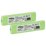 Vhbw 2x batterie compatible avec sharp md - dt190, md - dr7, md - ds8, im - mt899h, im - mt880s casque ...