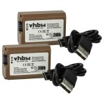 Vhbw 2x batterie compatible avec sony alpha nex - 3db, nex - 3ds, nex - 3dr, nex - 3d appareil photo ...