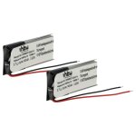 Vhbw 2x batterie compatible avec sony - ericsson hbh - 608 casque audio, ecouteurs sans fil (140mah, ...