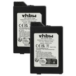 Vhbw 2x batterie compatible avec sony playstation portable slim & lite psp - 2000, psp - 2001, 2. gener ...