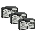 Vhbw 3x batterie compatible avec sennheiser ri 250, ri 150, ri 250 j, is150, is380, is300 casque audio, ...