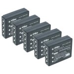 Vhbw 5x batterie compatible avec hbc radiomatic eco, linus 6, keynote, linus 4, micron 4 t�l�commande ...