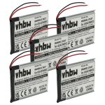 Vhbw 5x batterie compatible avec sony mdr - xb650bt, mdr - rf985r, mdr - xb950b1, mdr - ds6500 casque ...