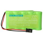 Vhbw batterie compatible avec futaba 10j, 14sg, 4pks, 4pl, 6j, 8j transmetteur (2000mah, 6v, nimh)