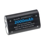 Vhbw batterie compatible avec microsoft xbox one, one elite, one x, one s manette de jeu (2000mah, 2, ...