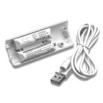 Vhbw batterie compatible avec nintendo wii u remote plus manette de jeu gamepad (400mah, 2, 4v, nimh) ...