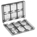 Vhbw etui, malette compatible avec nintendo 3ds xl, dsi 2x carte micro sd, 2x carte sd, 22x cartouches ...