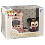Walt disney word 50th anniversary - figurine pop! hollywood tower hotel and mickey mouse 9 cm