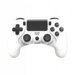 White shark centurion noir, blanc bluetooth manette de jeu analogique playstation 4, playstation 3