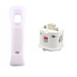 Wii motion plus pour manette wiimote nintendo wii + housse silicone - blanc Wii motion plus pour manette wiimote nintendo wii + housse silicone - blanc