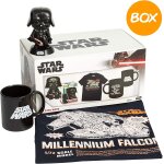 Wootbox - bote cadeau - mixte - stars wars - t - shirt faucon millenium - figurine pop dark vador