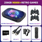 X4 mini 256 go - mini console de jeux d'arcade, 90000 jeux intgrs, plus de 80 emulateurs pour ss, dc, ...