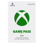 Xbox game pass core - 6 month membership - jeu en t�l�chargement
