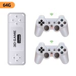 Y6 64g - console de jeu vido portable sans fil, tv stick, plus de 2. 4 jeux, emuelectuc 4k, hd, ps1, ...