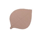Tapis en coton biologique doux et �l�gant leaf toddlekind