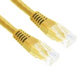 1, 5m jaune cable r�seau ethernet cat5e rj45 � haute vitesse de qualit� premium pour r�seaux � domicile ...