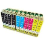 10 cartouches d'encre compatible epson stylus non oem t0711 / 2 / 3 / 4