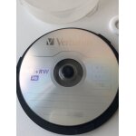 10 dvd + rw verbatim auchan 120mns reinscrible 4, 7 gb 4 vitesses