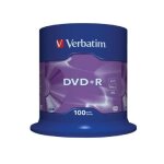 100 dvd + r vierge verbatim