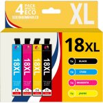 123consommables - t18xl - cartouches d'encre compatible avec epson 18xl pour imprimante expression home ...