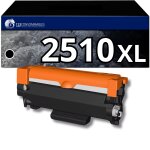123consommables - toner compatible brother tn2510xl noir