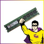 1go ram ddr2 kingston ktd - dm8400 / 1g dimm pc2 - 3200 400 mhz 1. 8v m�moire pc