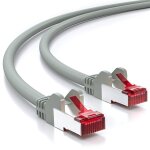 1m cat6 cble rseau blindage pimf s / ftp cat - 6 rj45 cble ethernet lan dsl routeur modem point d'accs ...