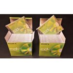 20 x cd - r sony 700 mb 80mn - boitiers cd cristal standard