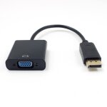 Longueur 25cm - noir - c�ble adaptateur vga displayport display port dp vers vga, convertisseur m�le ...
