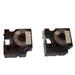 2x cassette cartouche ruban 24mm vhbw pour dymo labelmanager 300, 400, 450, 450d, 500, 500ts, labelwriter ...